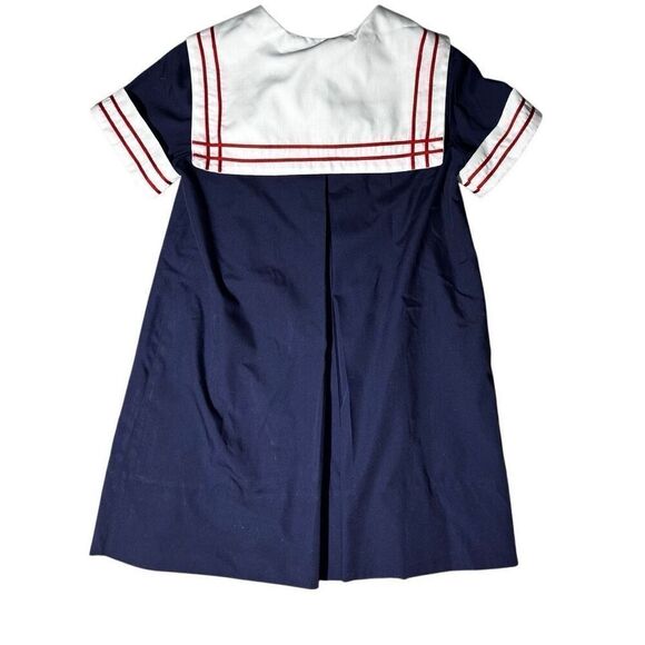 Custom Sailor Dress Cotton Caplet Nautical Theme - Picture 3 of 10